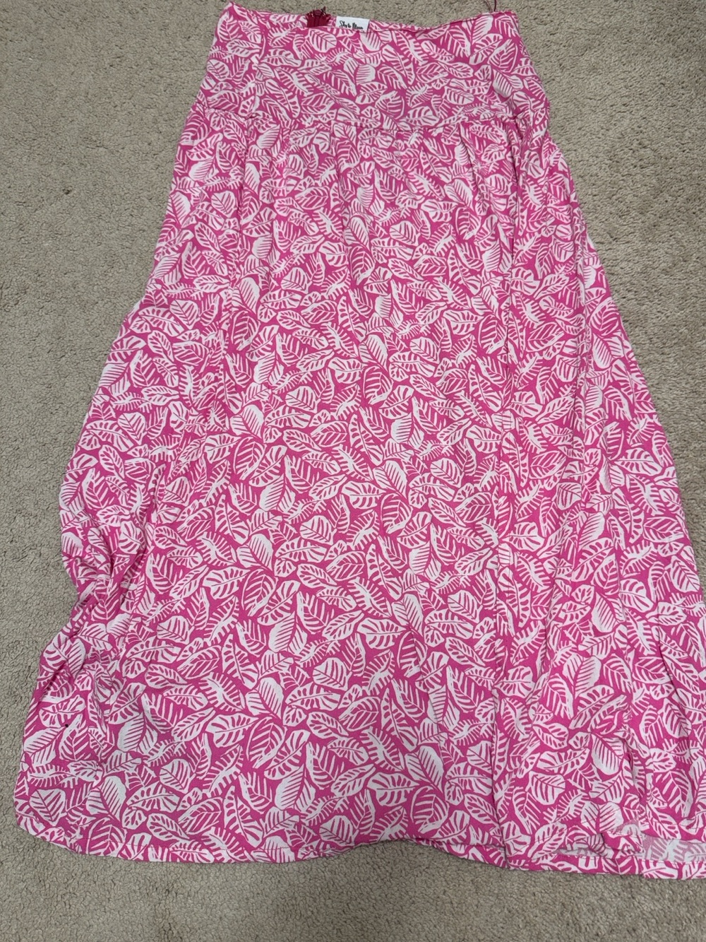 Maxi Skirt, Boho, Floral, Bright - Picture 2 of 4
